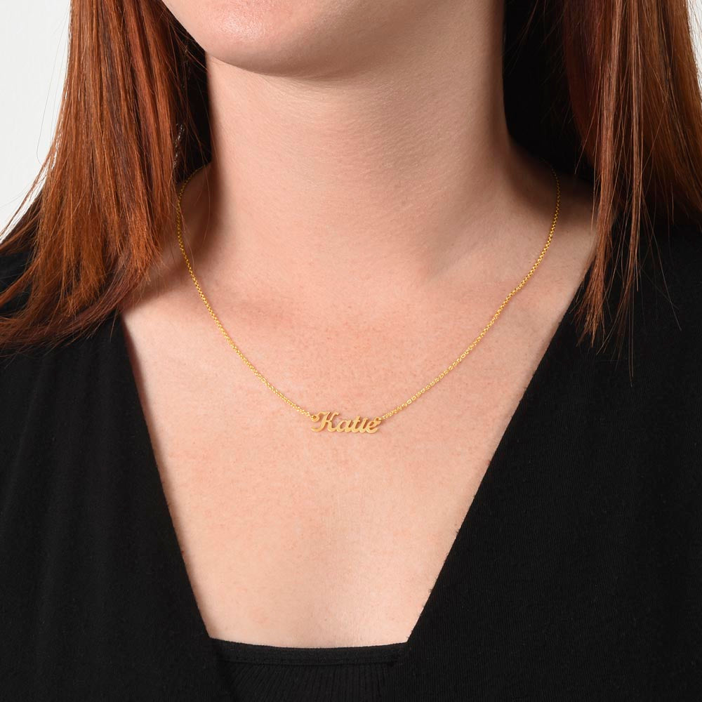 Custom Cursive Name Necklace